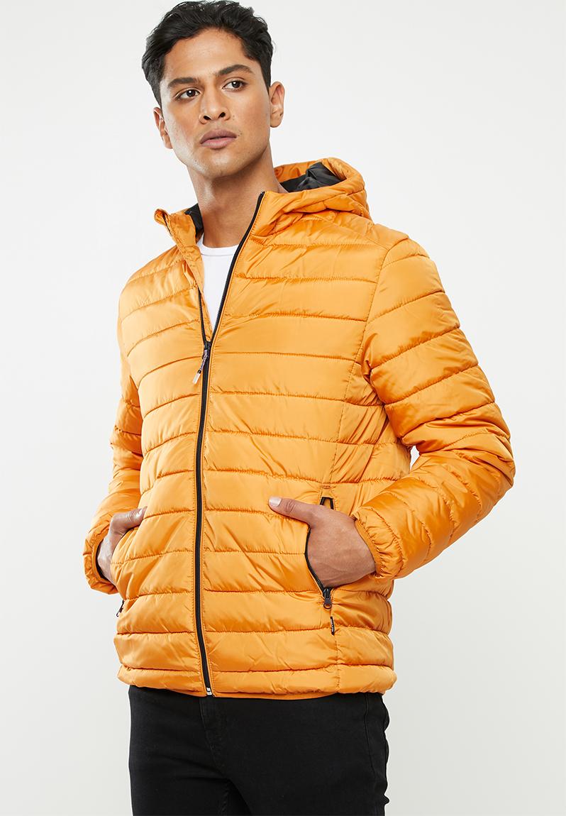 George quilted hooded jacket - desert sun Only & Sons Jackets ...