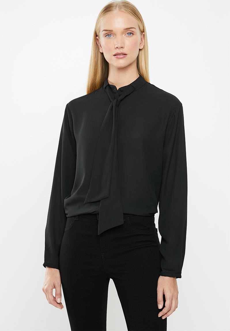 Flowy blouse - black MANGO Blouses | Superbalist.com