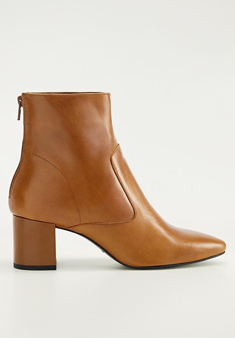 Lyon ankle boot - brown MANGO Boots | Superbalist.com