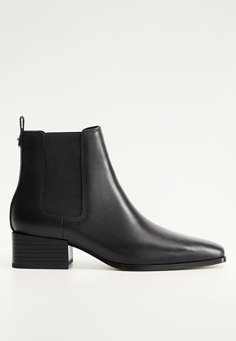 Mess leather chelsea boot - black MANGO Boots | Superbalist.com