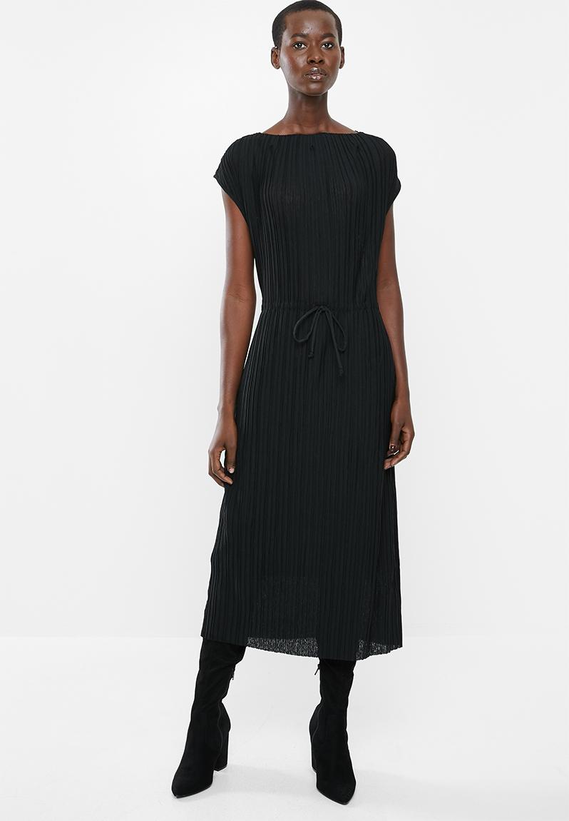 Stripe details sleeveless dress - black MANGO Formal | Superbalist.com