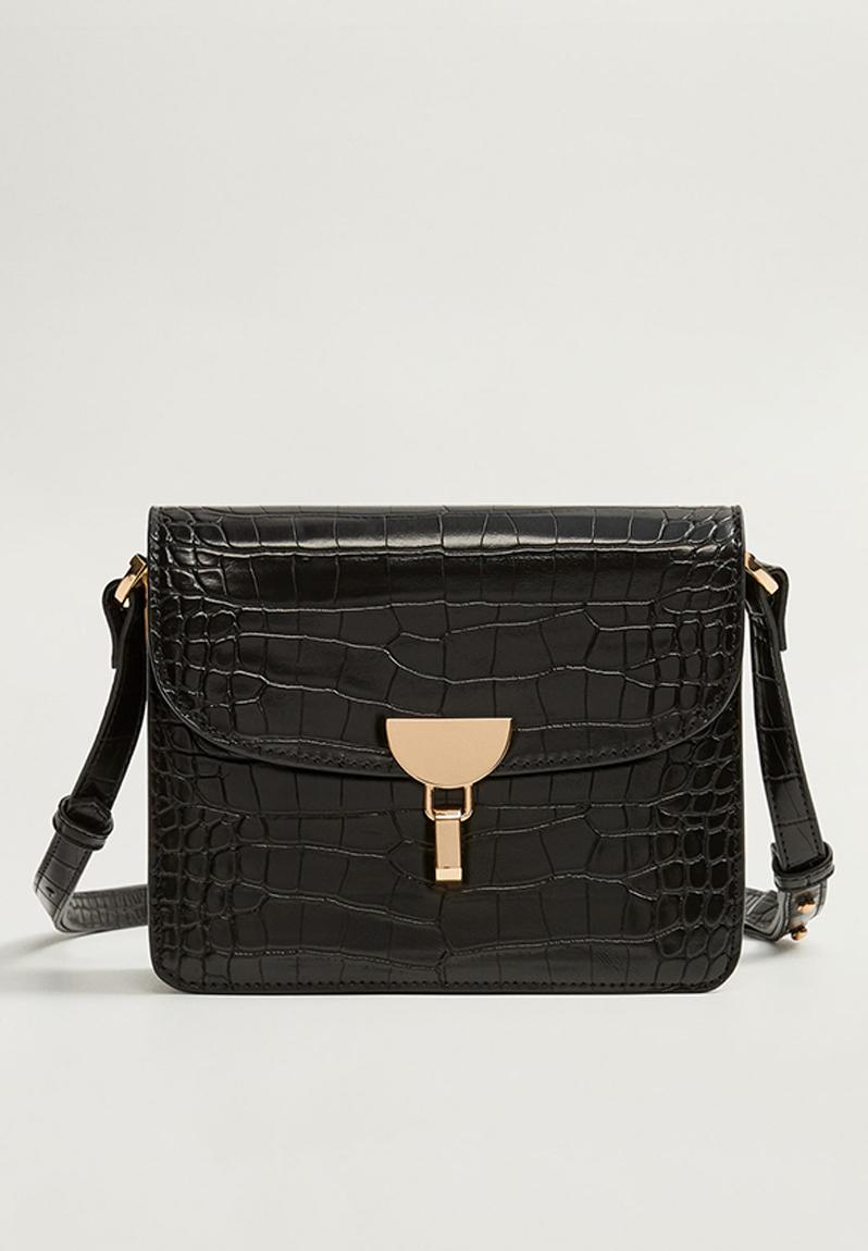 black shoulder bag mango