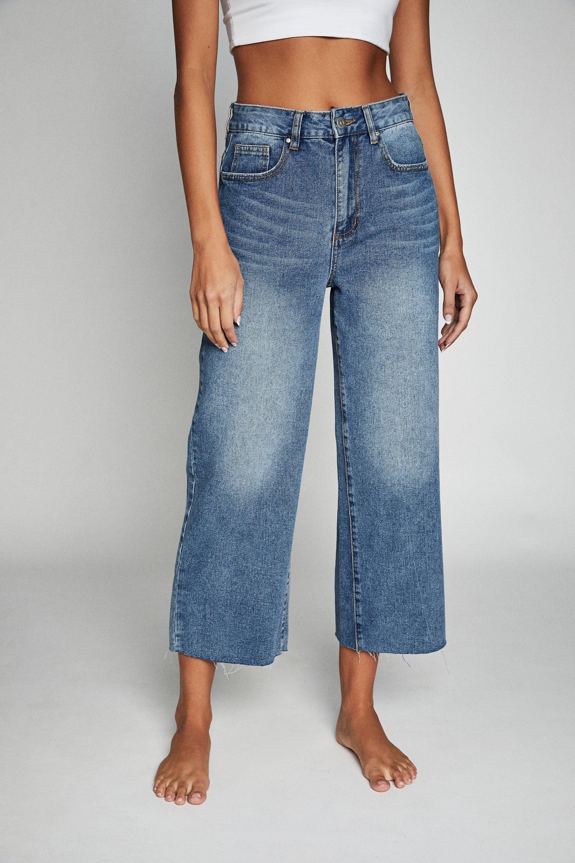 Wide leg cropped jean - bronte blue Cotton On Jeans | Superbalist.com