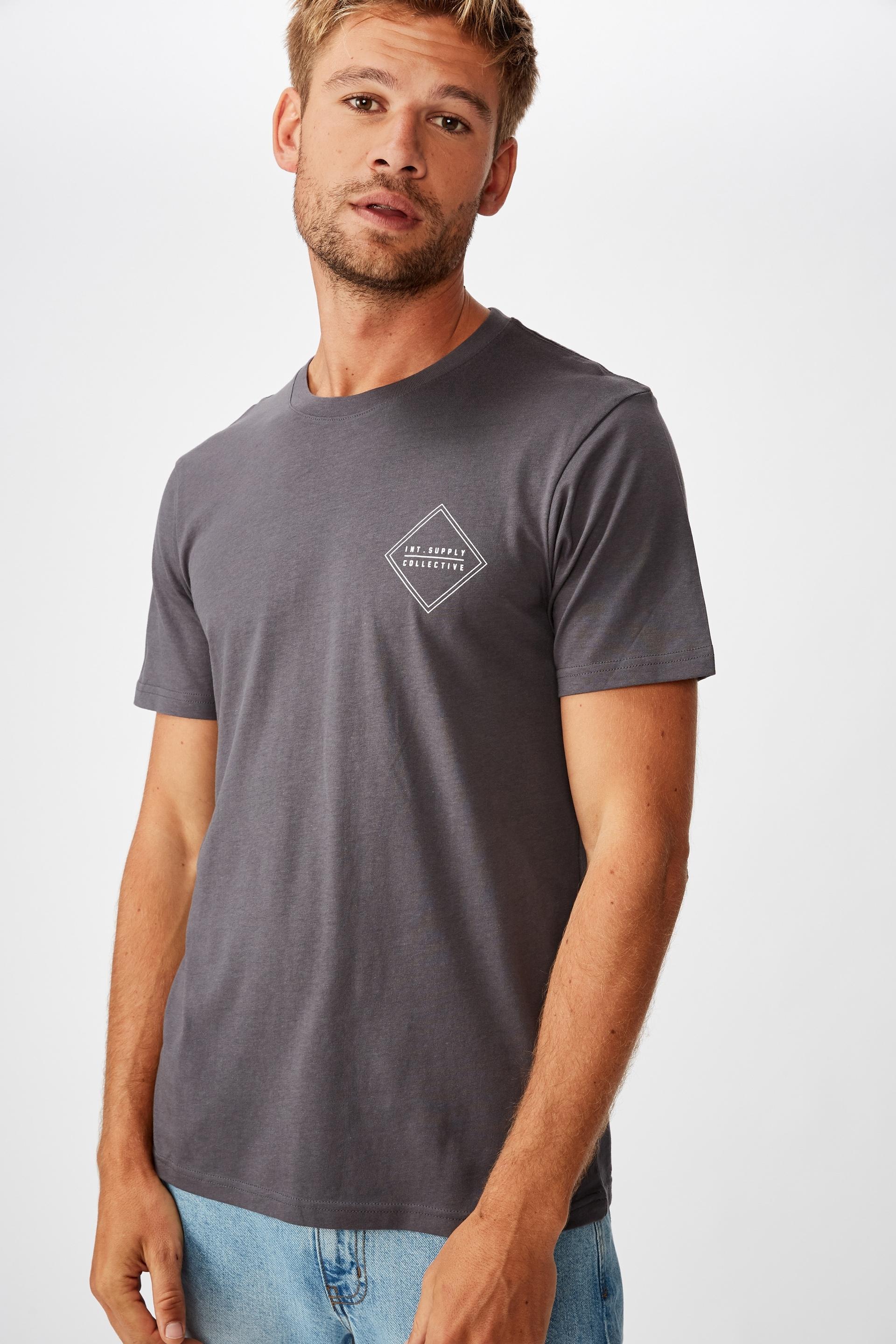 Tbar urban t-shirt - late night blue/diamond collective Cotton On T ...