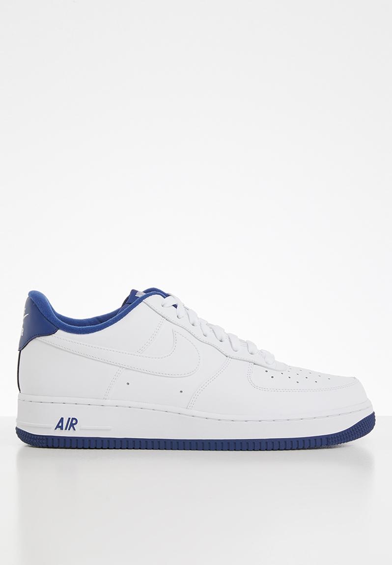 nike air force 1 white deep royal