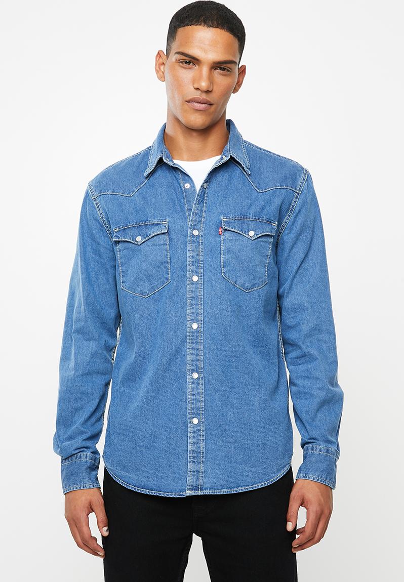 Classic western long sleeve denim shirt - mid blue Levi’s® Shirts
