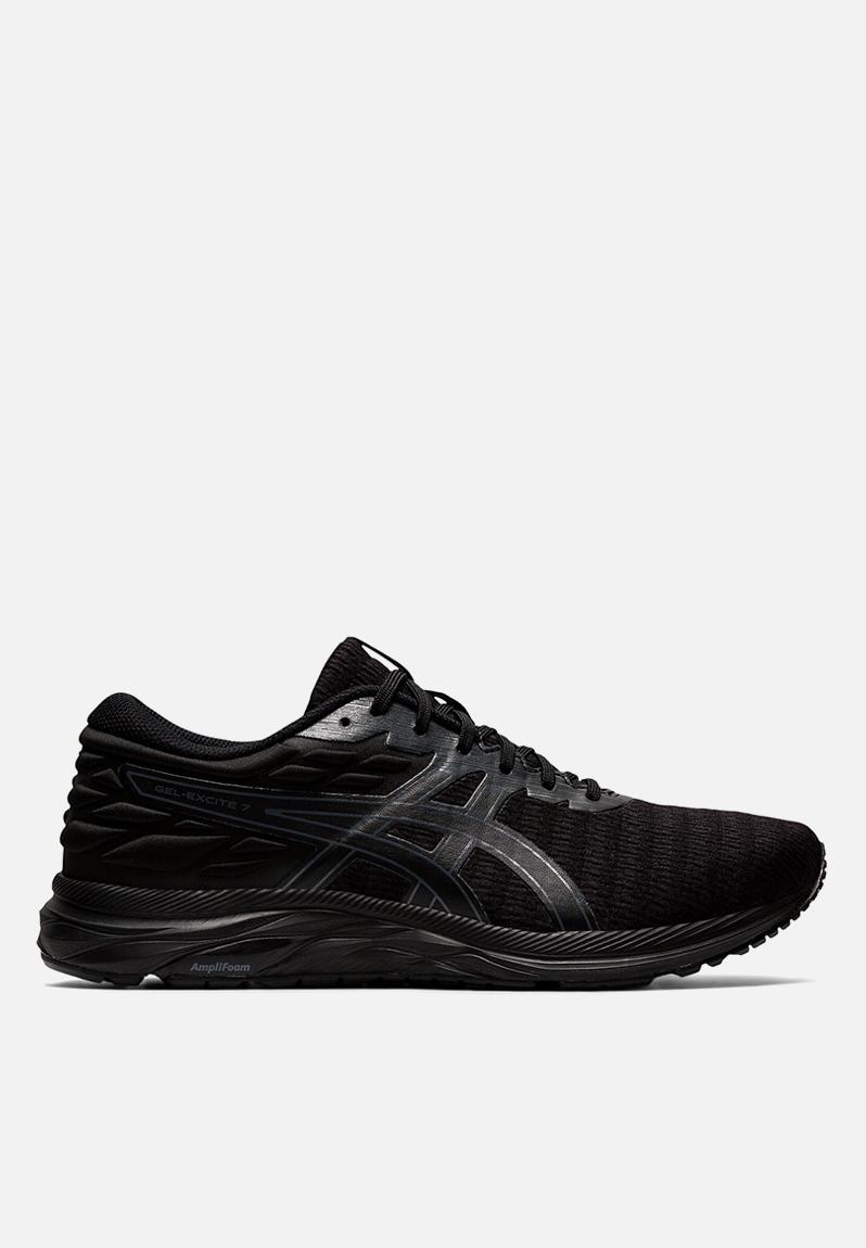 ladies black asics trainers