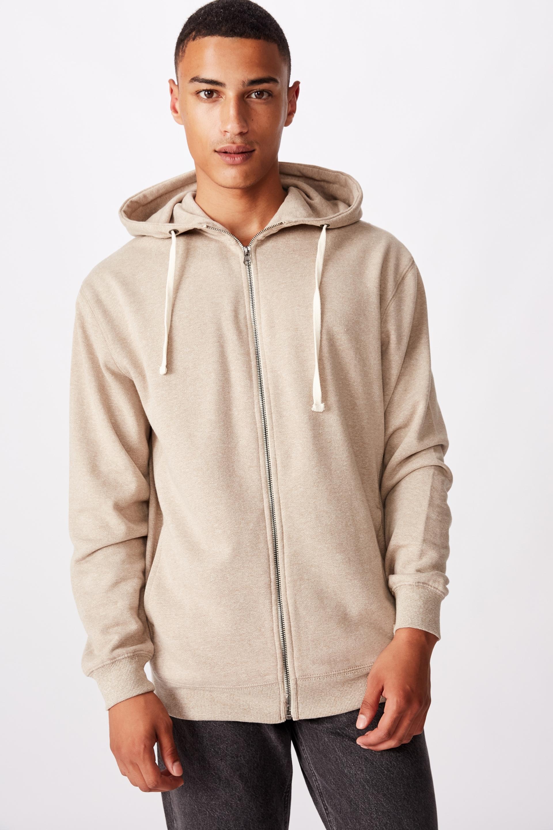 Studio zip thru - sandy desert marle Cotton On Hoodies & Sweats ...