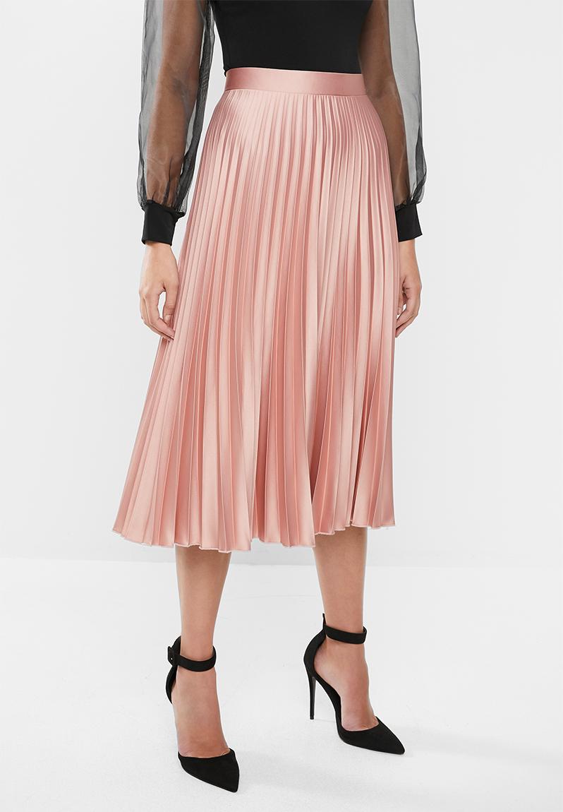 Sunray pleated midi skirt - neutral MILLA Skirts | Superbalist.com