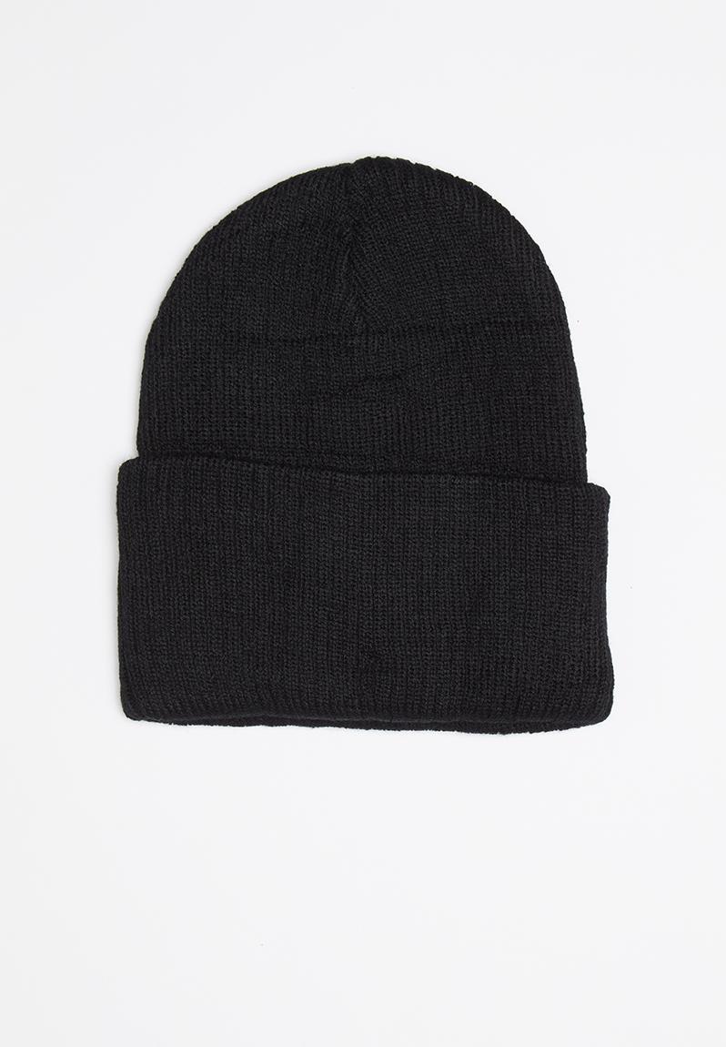Knitted skull cap beanie-black Superbalist Headwear | Superbalist.com