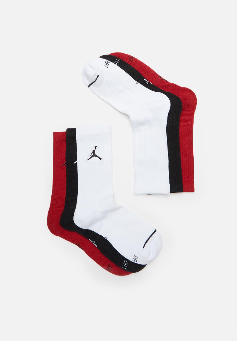 Jordan jumpman 3 pack crew socks - multi Nike Socks | Superbalist.com