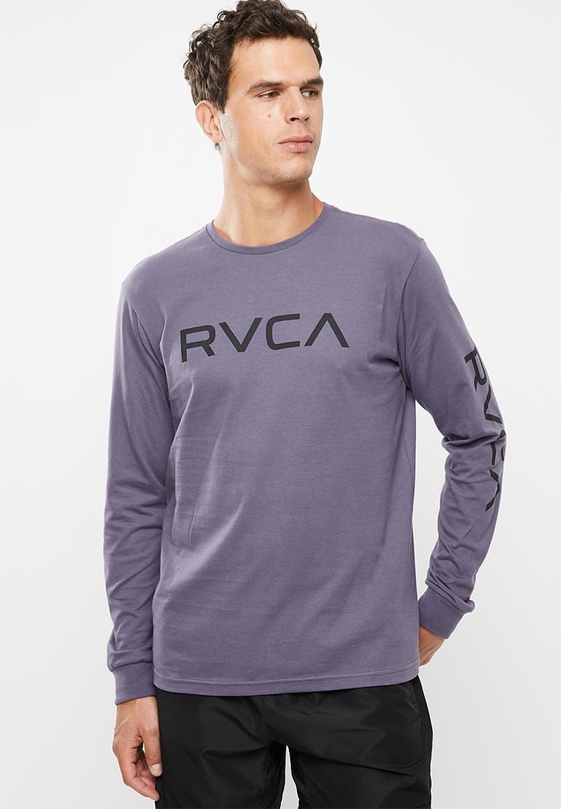 Big rvca long sleeve tee - deep purple RVCA T-Shirts & Vests ...