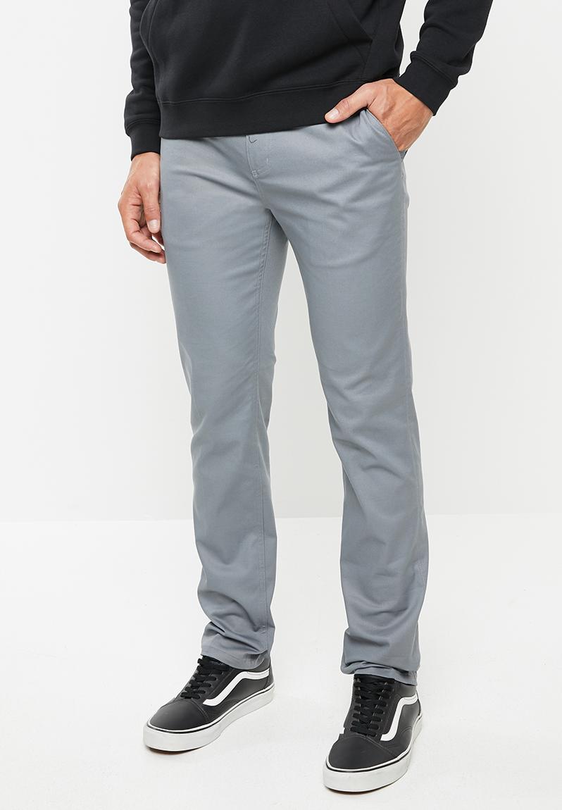 One & only stretch chino - cool grey Hurley Pants & Chinos ...