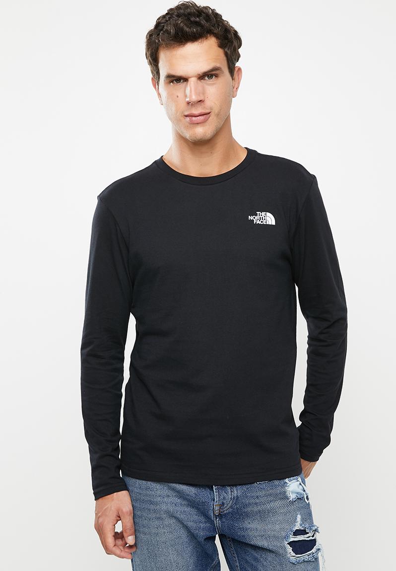 North faces long sleeve tee - black The North Face T-Shirts ...
