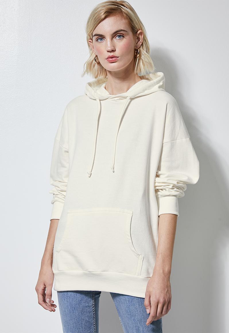 Longline hoodie - milk Superbalist Hoodies & Sweats | Superbalist.com