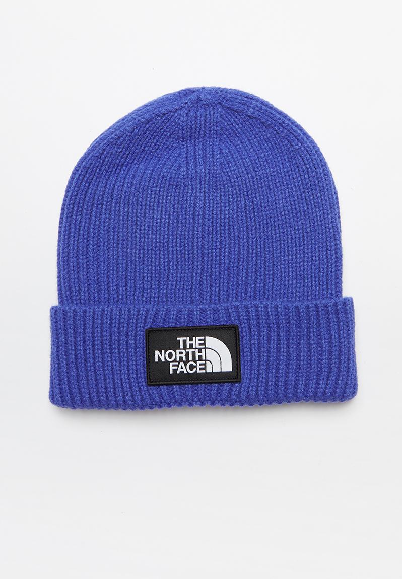 blue north face beanie