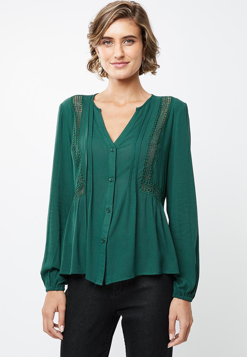 Peasant blouse - green edit Blouses | Superbalist.com