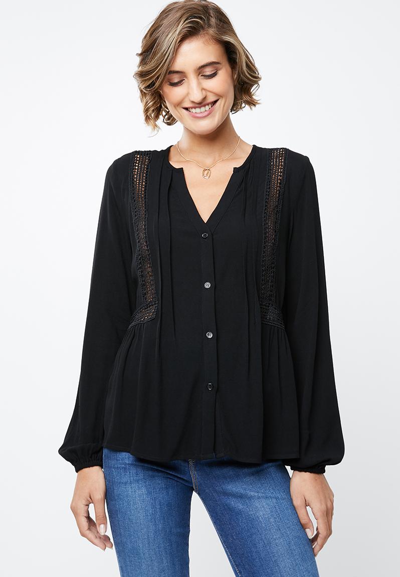 Peasant blouse - black edit Blouses | Superbalist.com