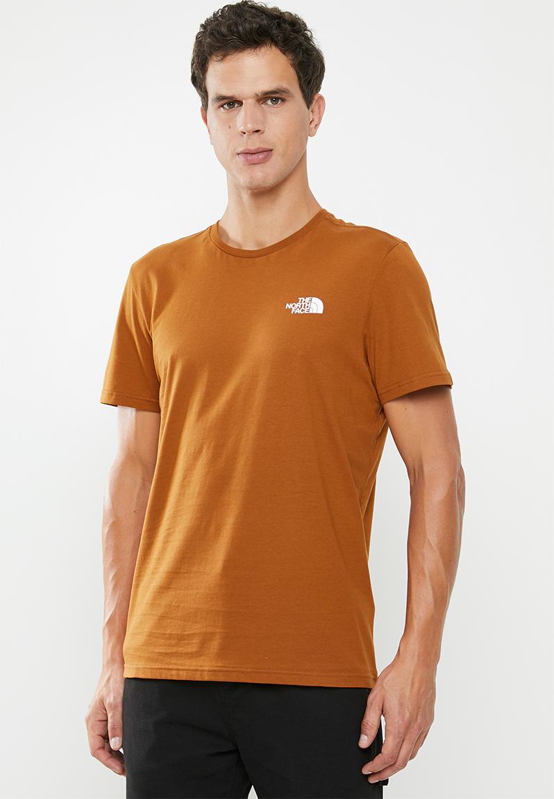 Simple dome short sleeve tee - caramel café The North Face T-Shirts ...