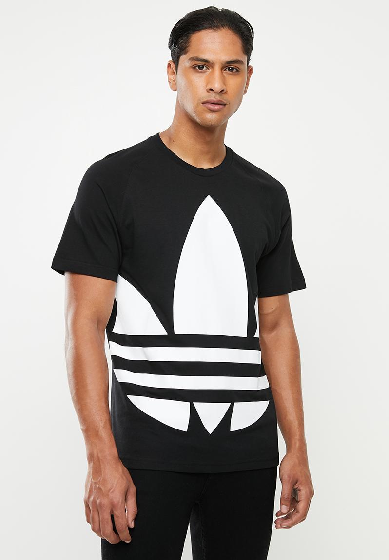 Bg trefoil short sleeve tee - black adidas Originals T-Shirts ...