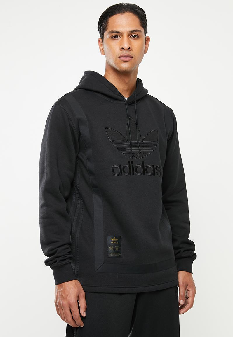 Sst50 warmup hoody - black/gold adidas Originals Hoodies, Sweats ...