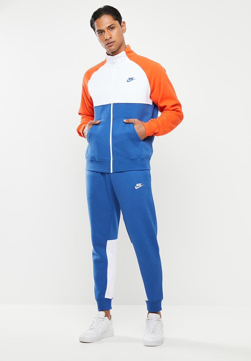 nike pullover tracksuit