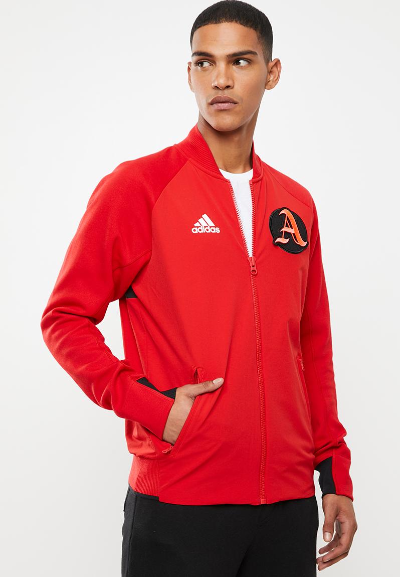 adidas vrct jacket red