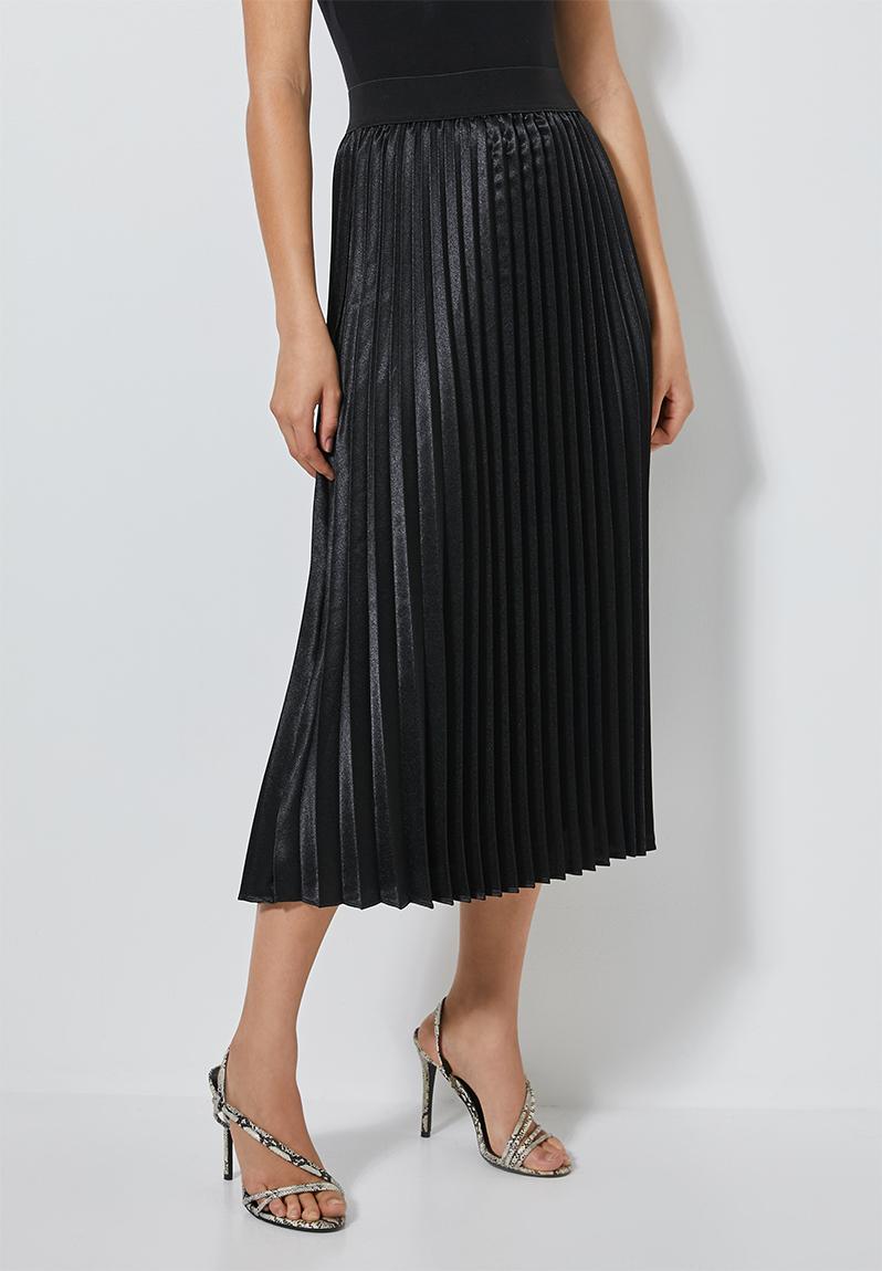 Pleated skirt - black Superbalist Skirts | Superbalist.com