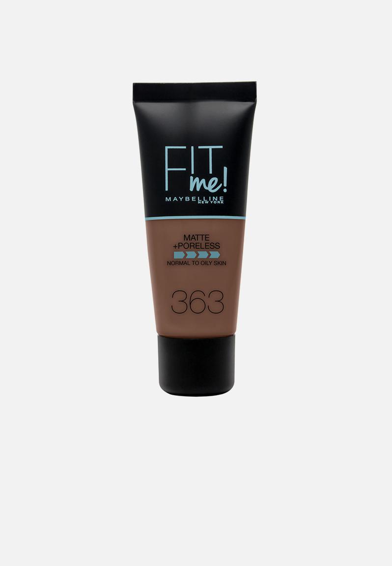 Fit me matte poreless foundation - 363 auburn Maybelline Face ...