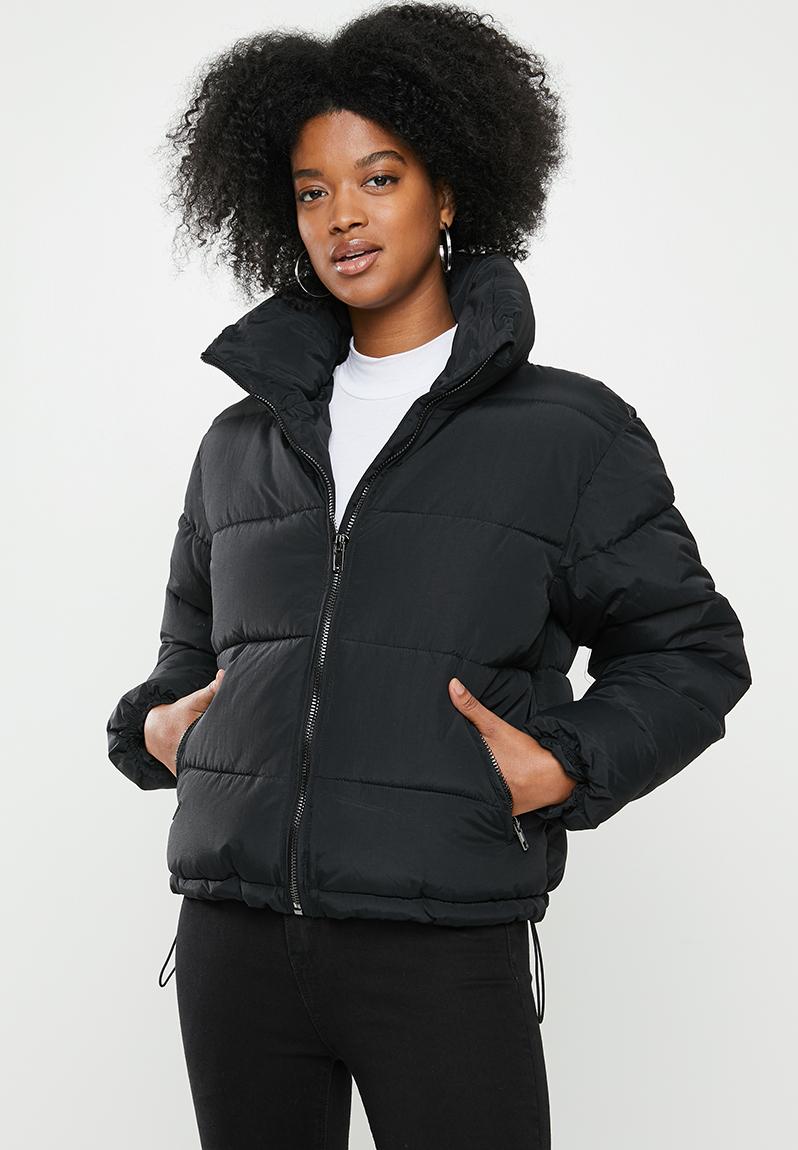 Padded puffer jacket - black Glamorous Jackets | Superbalist.com