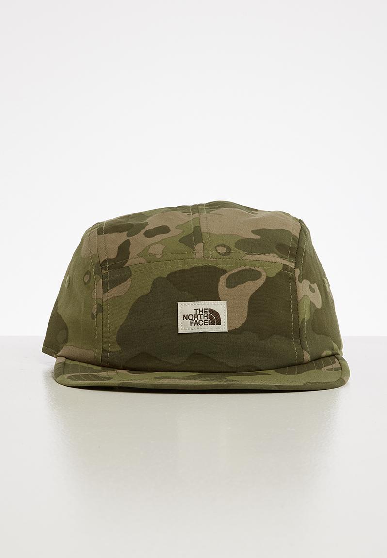 north face camo cap