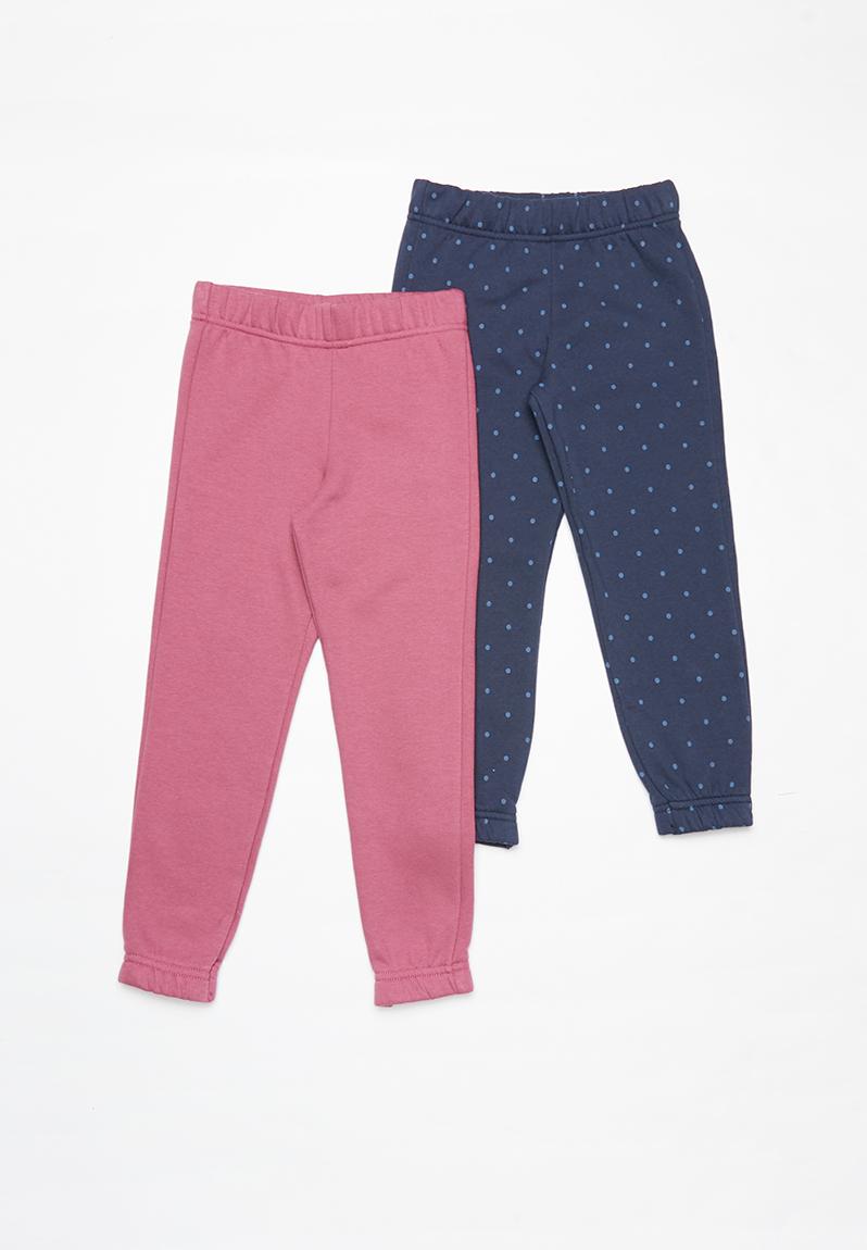 Brown And Black Polka Dot Men's Joggers