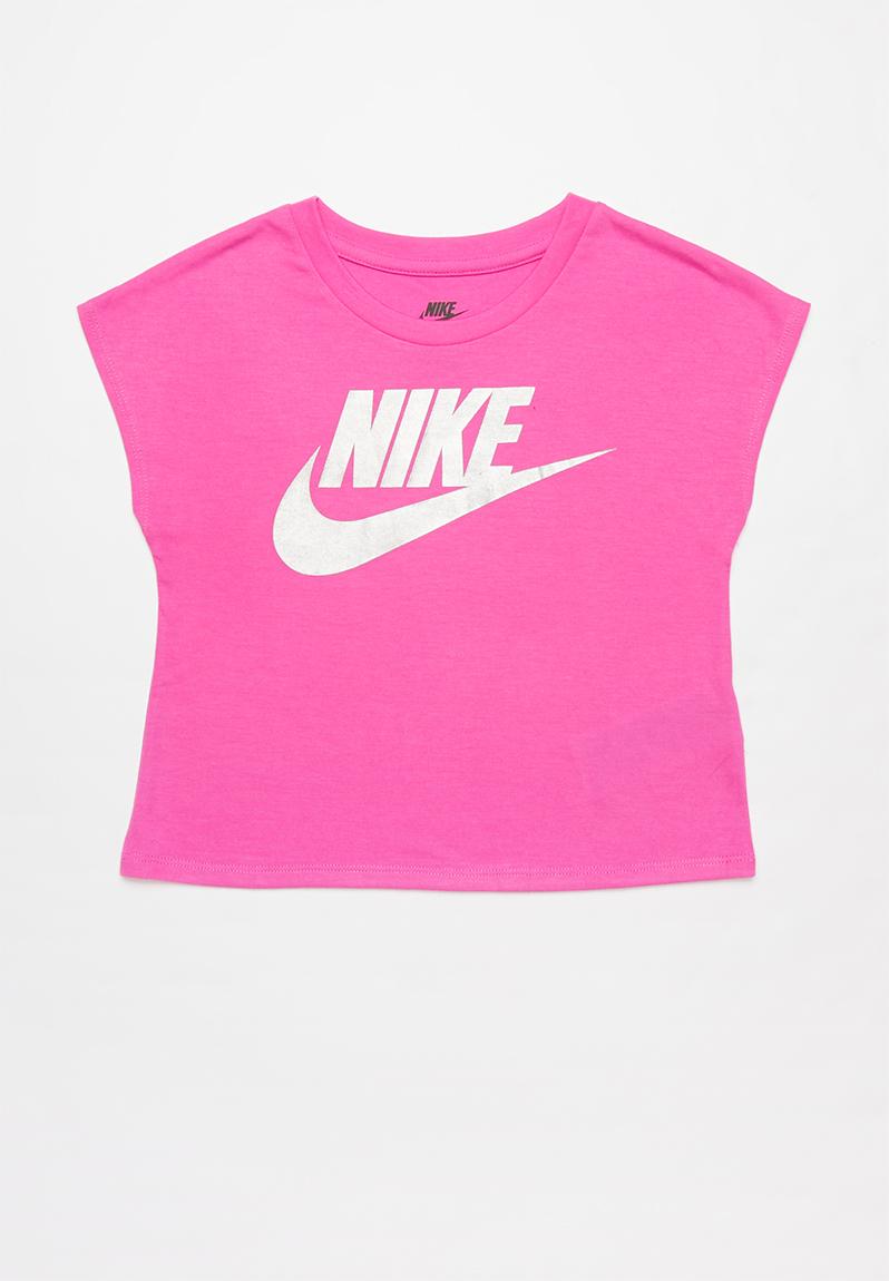 Nkg nike futura shin crop top - pink Nike Tops | Superbalist.com
