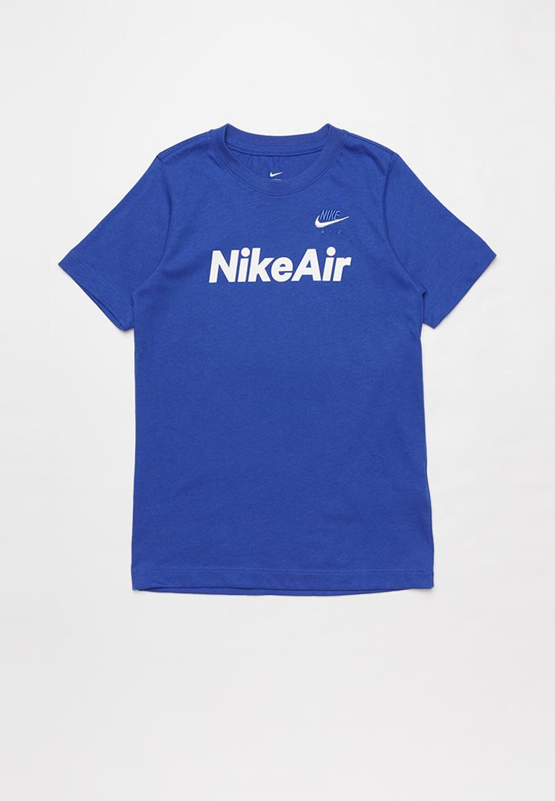 nike air shirt blue
