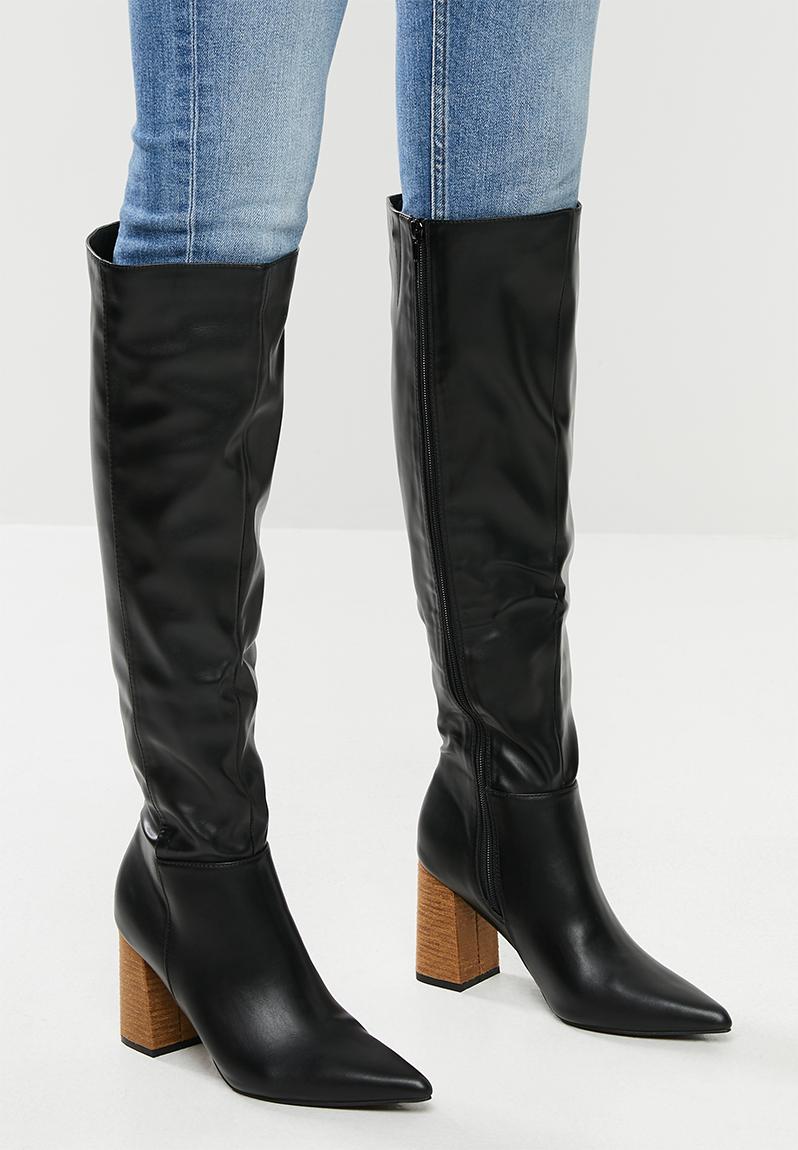 Nori over the knee boot - black Superbalist Boots | Superbalist.com