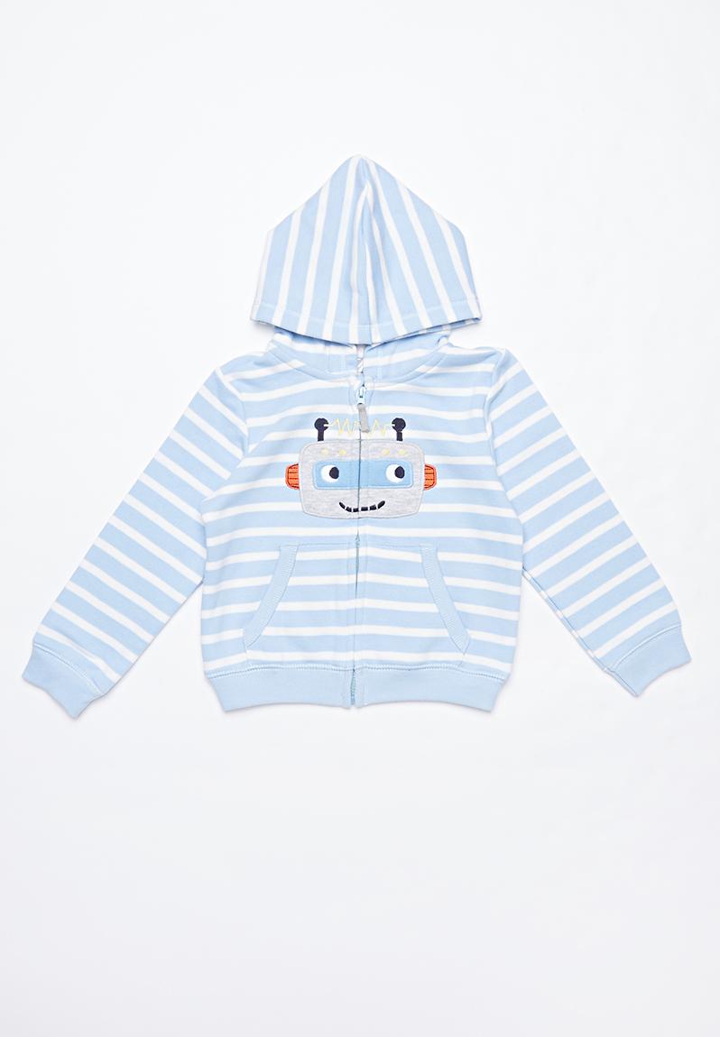 boys striped hoodie