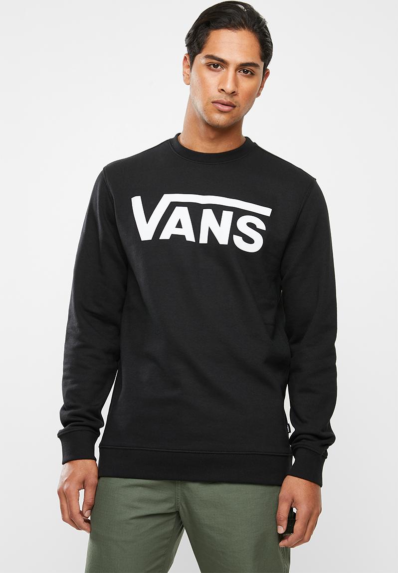 Vans classic crew sweater - black/white Vans Hoodies & Sweats ...