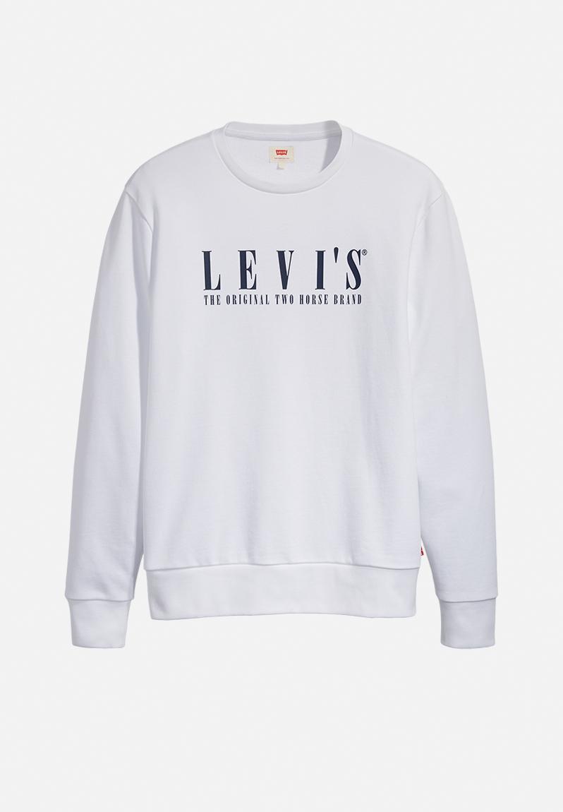 Download Graphic crew sweater - white Levi's® Hoodies & Sweats ...