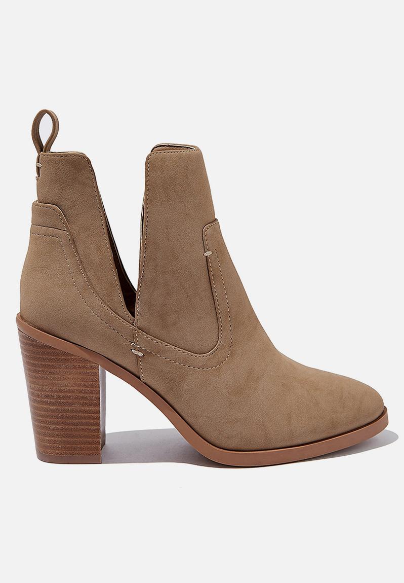 Nala cut out boot - taupe Cotton On Boots | Superbalist.com