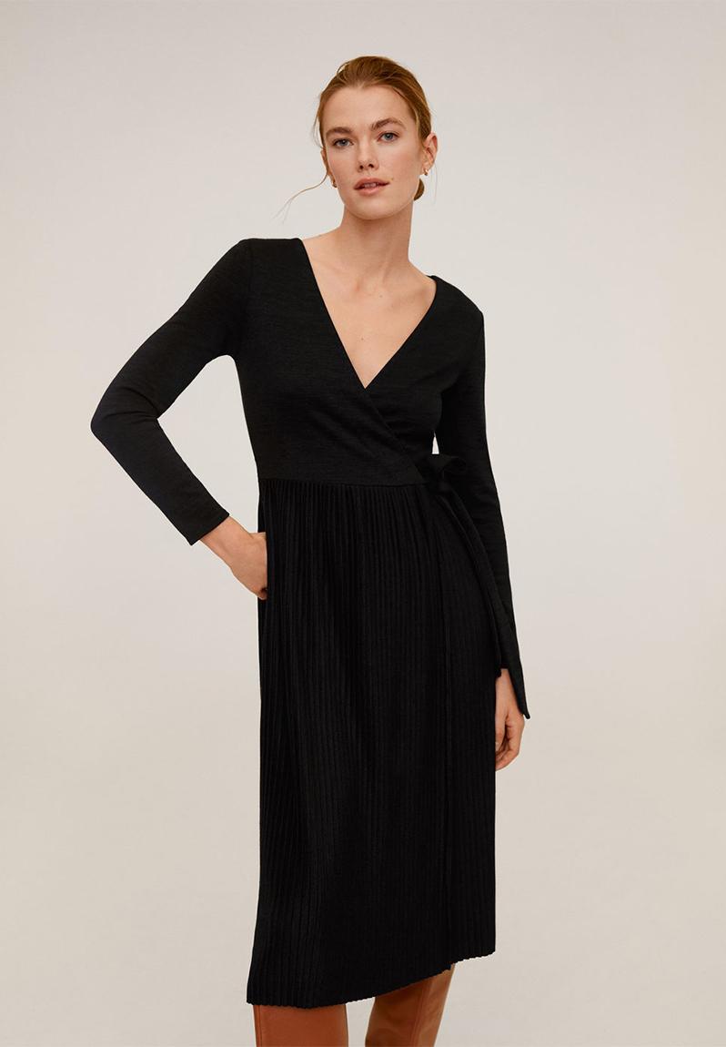Dress plical2 - black MANGO Formal | Superbalist.com