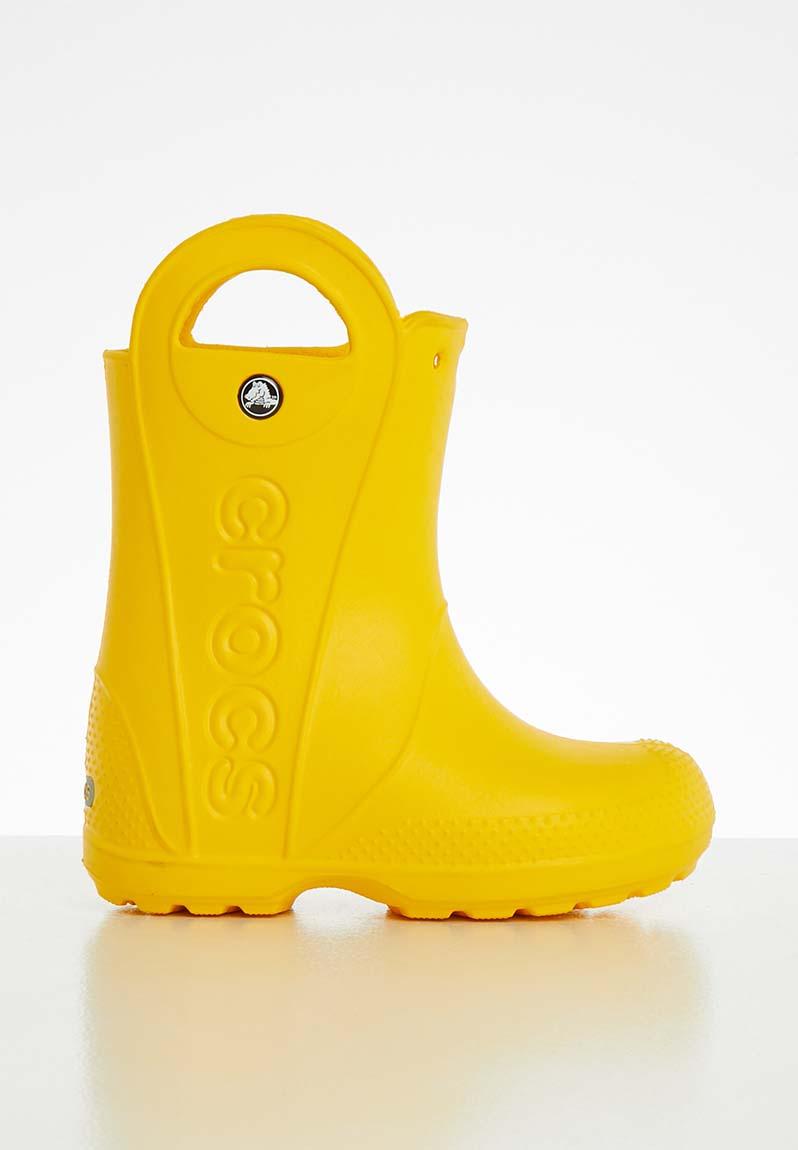 Handle it rain boot kids - yellow Crocs Shoes | Superbalist.com
