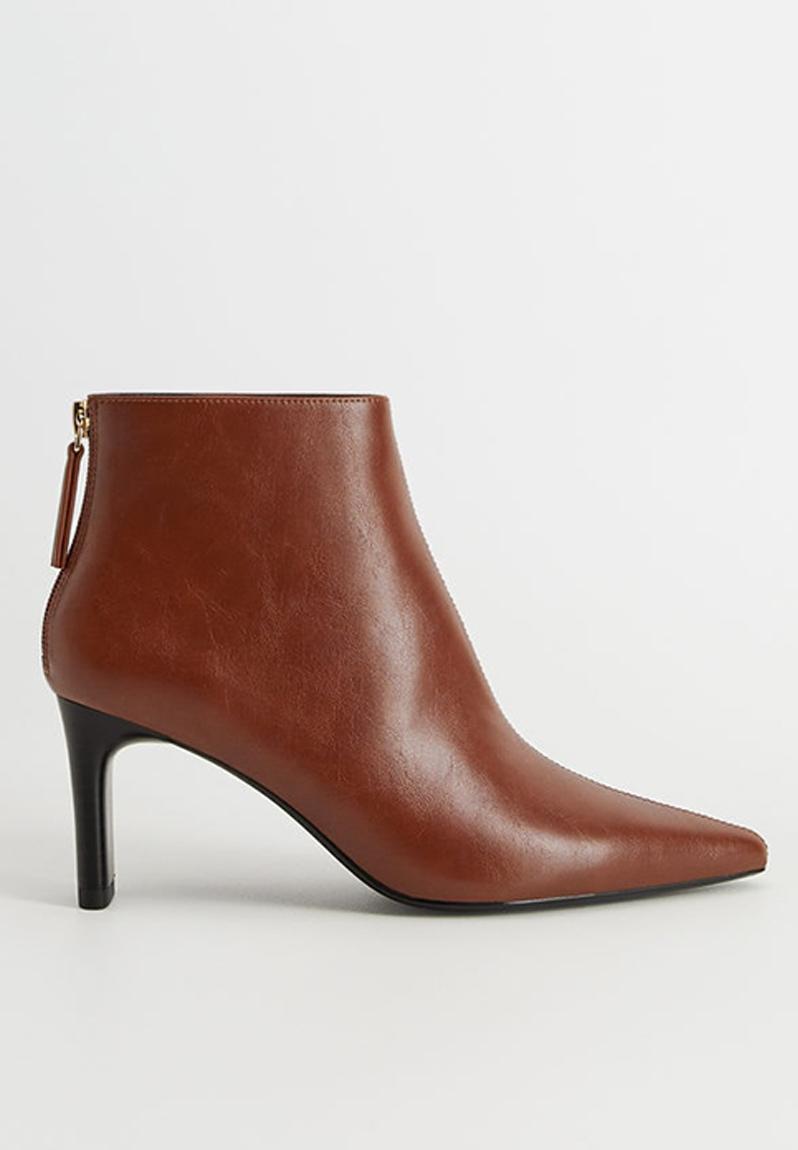 Tea ankle boot - burnt orange MANGO Boots | Superbalist.com