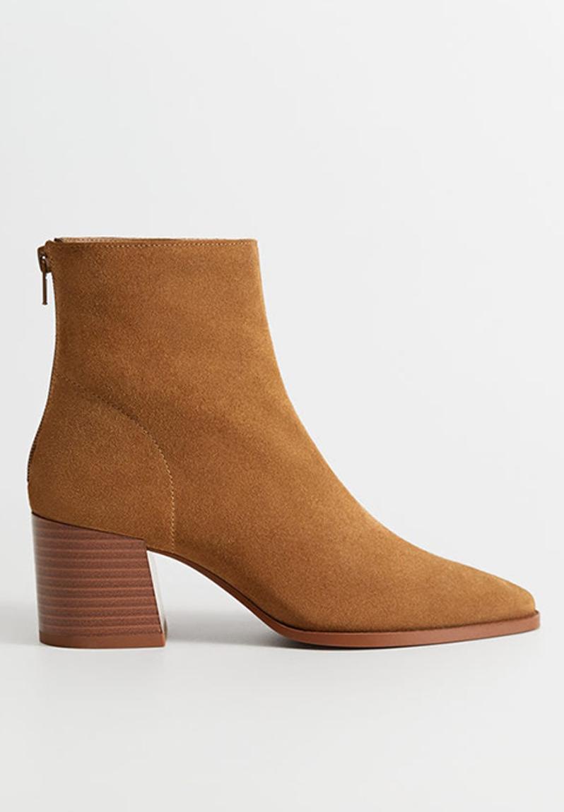 mango tan boots