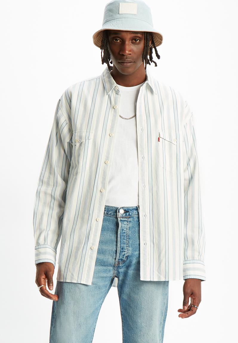 levi's oversize barstow western shirt