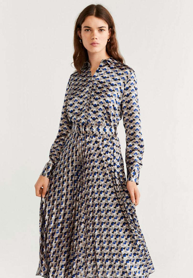 Dress lauri - blue MANGO Formal | Superbalist.com