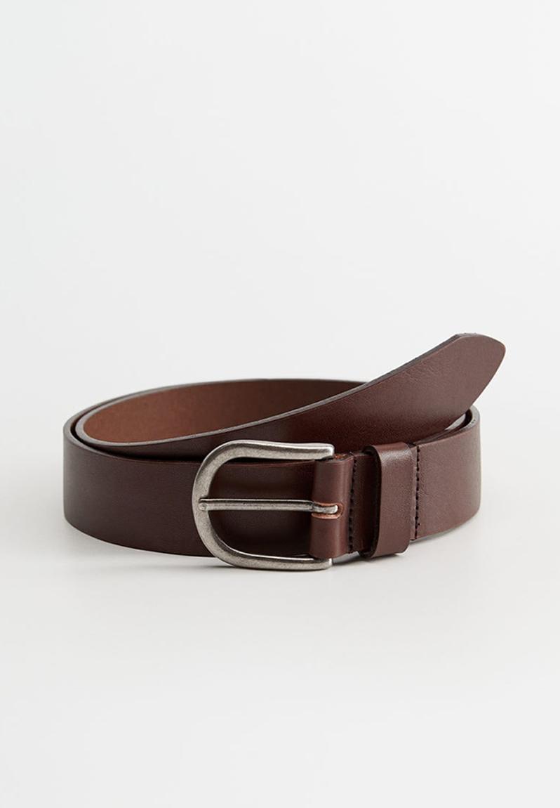 Ivan leather belt - brown MANGO Belts | Superbalist.com