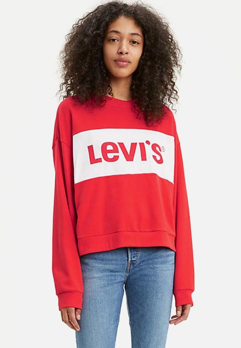 Madison crew sweater - tomato Levi’s® Hoodies & Sweats | Superbalist.com