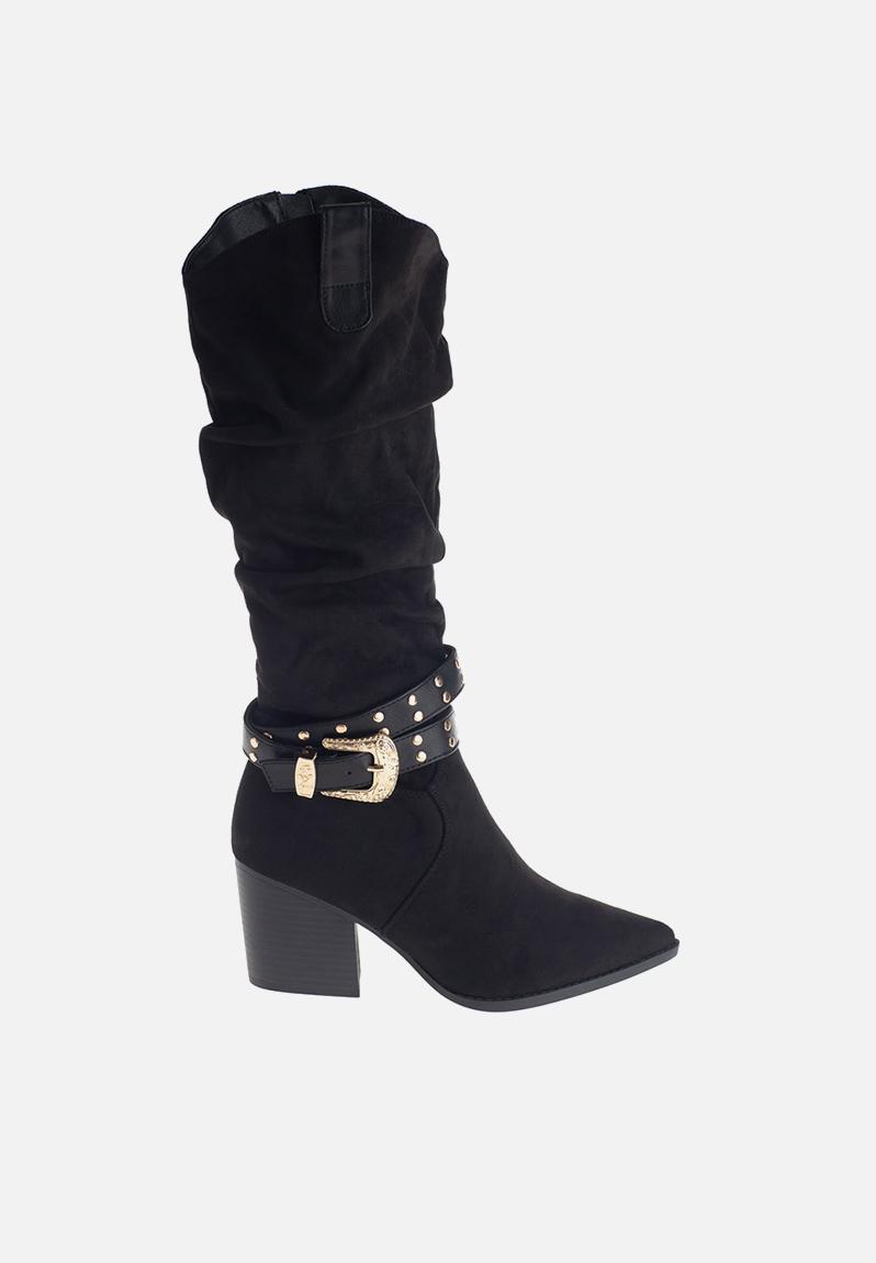 cowboy boots over knee