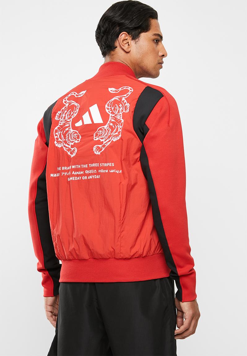 adidas vrct jacket red