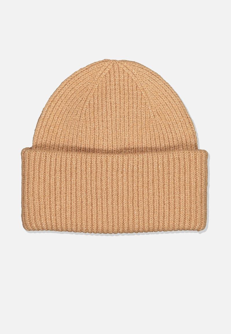 Reagan rib beanie - light brown Rubi Headwear | Superbalist.com